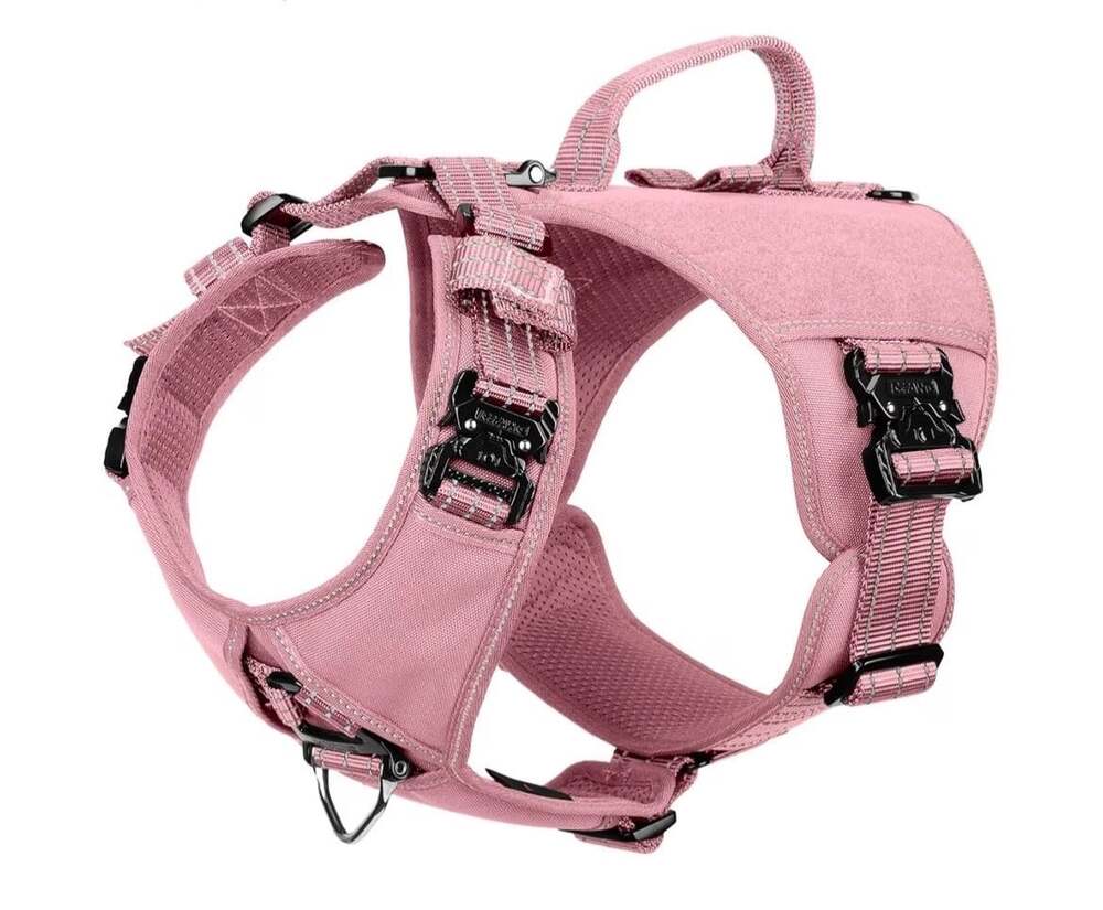 ICEFANG GN3 Tactical Dog Harness for Small Dogs, 6X Quick-Release Buckles,Dog...